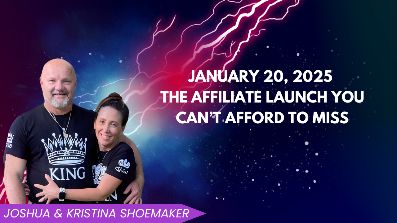 January 20, 2025: The Affiliate Launch You Can’t Afford to Miss