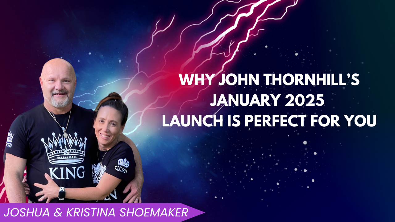 Why John Thornhill’s January 2025 Launch Is Perfect for You