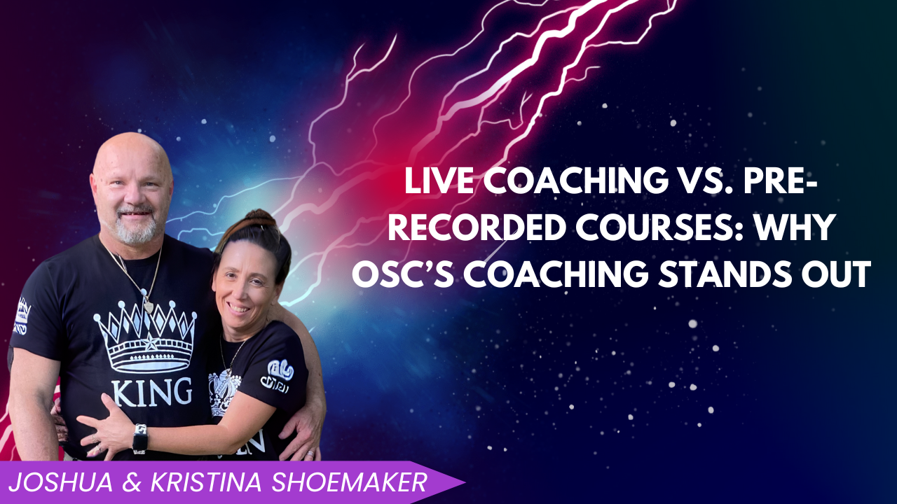 Live Coaching vs. Pre-Recorded Courses: Why OSC’s Coaching Stands Out