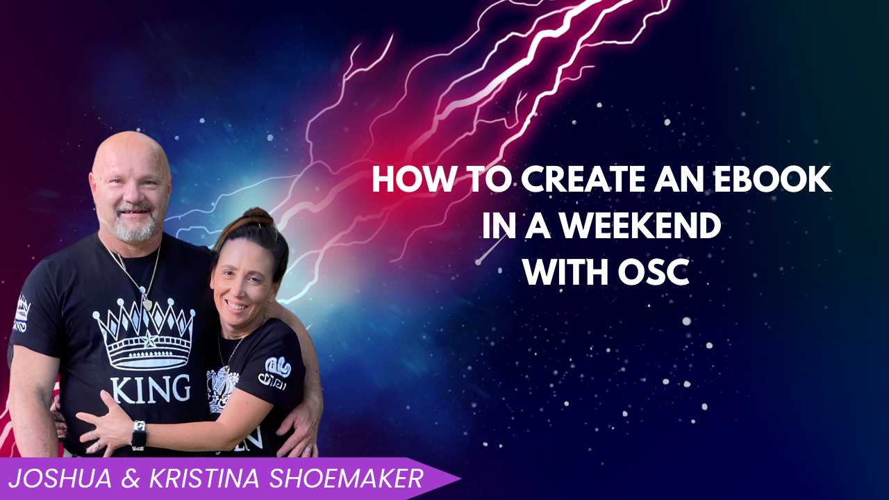 How to Create an Ebook in a Weekend with OSC